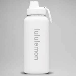 Lululemon Back To Life Sport Bottle In White 32oz New No Tag